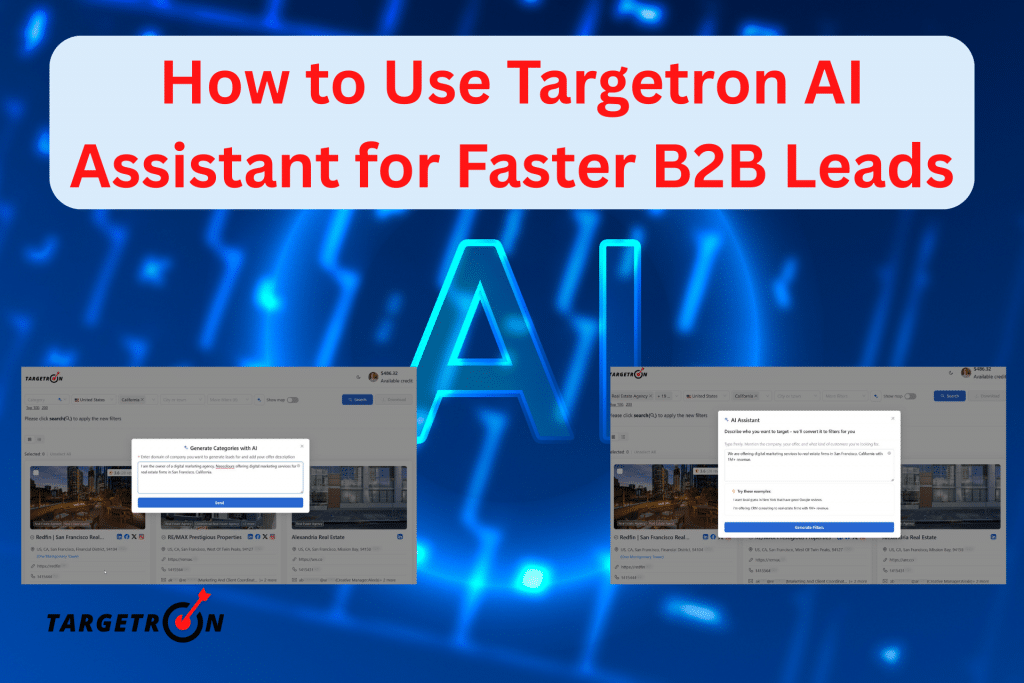 Using Targetron AI in B2B Lead Gen
