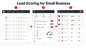 lead scoring workflow for small business outreach