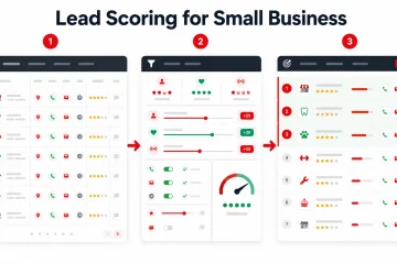 lead scoring workflow for small business outreach